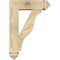 Ekena Millwork Funston Arts and Crafts Rough Sawn Bracket w/ Offset Brace, Douglas Fir, 6"W x 18"D x 26"H BKT0604X18X26FST03RDF - alternate 2